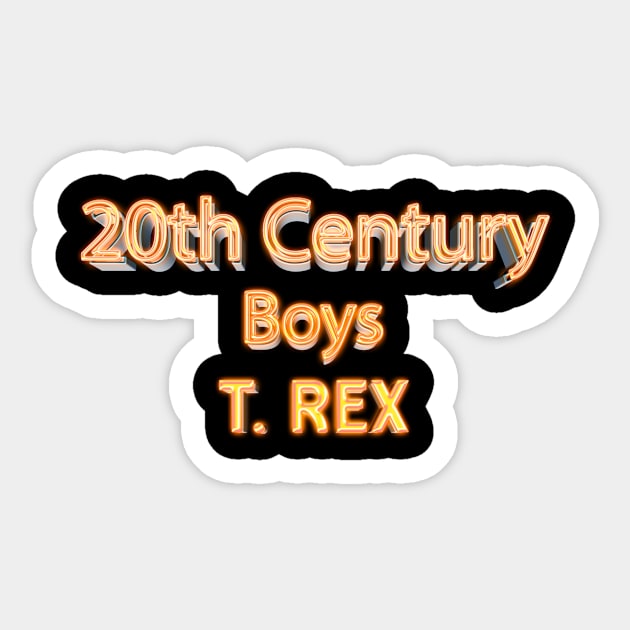 20th Century Boys Trex Sticker by Mudoroth